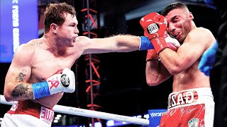 Canelo Alvarez (Mexico) vs Avni Yildirim (Turkey) | KNOCKOUT, BOXING fight, HD, 60 fps
