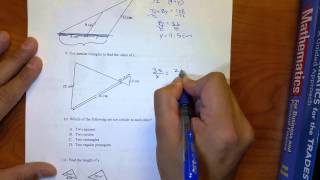 IGCSE II CONGRUENCE AND SIMILARITY PRACTICE EXAM