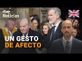 LONDRES-WINDSOR: FELIPE VI y JUAN CARLOS I vuelven a verse en la MISA por el REY CONSTANTINO | RTVE