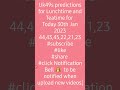 uk49s predictions for 30th jan 2023 uk49sprediction uk49s