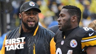 Does Mike Tomlin deserve more blame than Antonio Brown for the Steelers' drama? | First Take