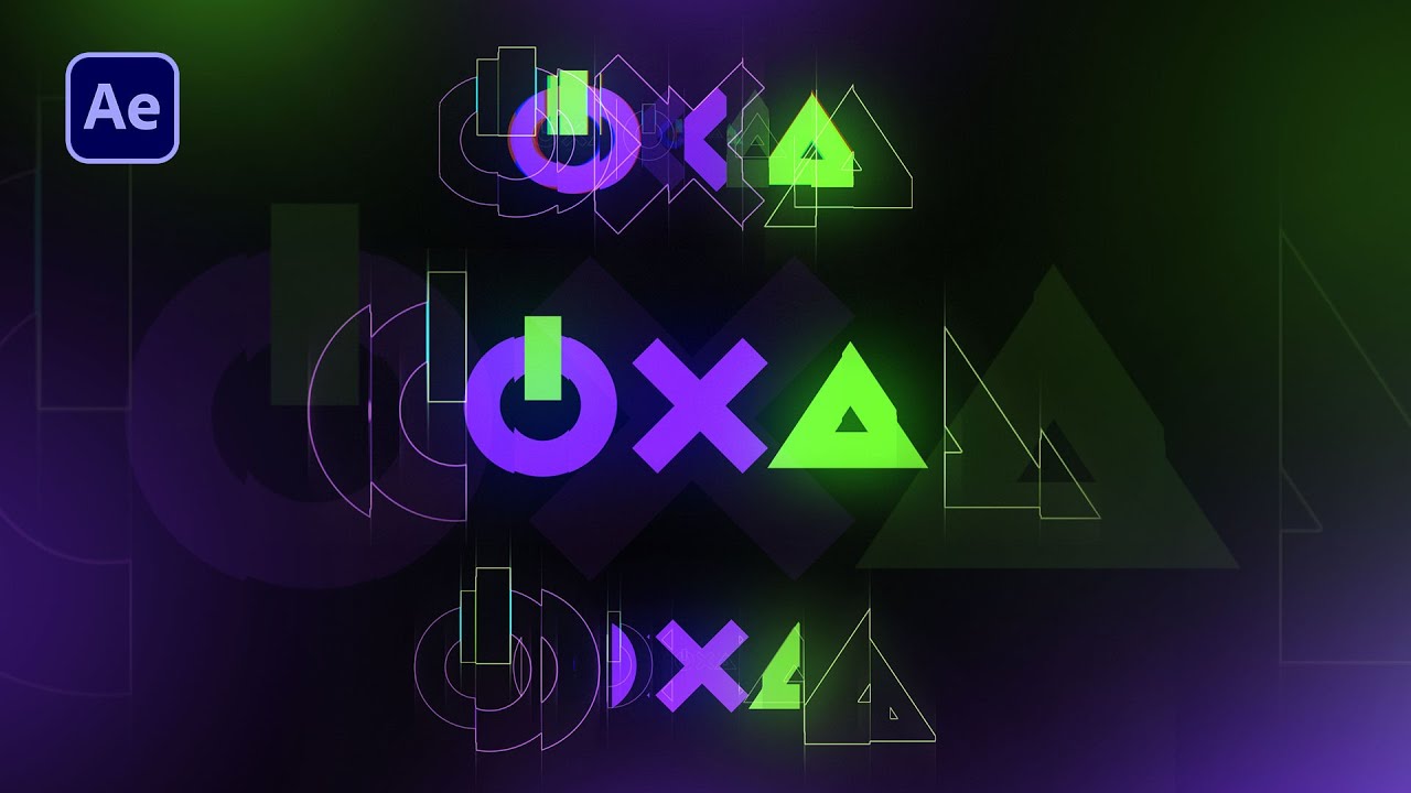 Dynamic Sliced Logo Animation In After Effects After Effects Tutorial