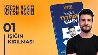 55 Günde TYT Fizik Kampı | 44. Gün | Kırılma İndisi, Snell Yasası | Işığın Kırılması | Optik |  2025