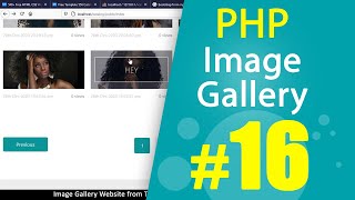 PHP Image gallery website from HTML template Tutorial Part16 | MVC OOP | Quick programming