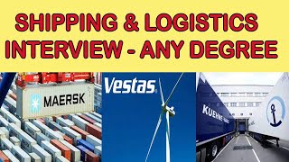 Shipping \u0026 logistics Interview | Leading MNC Company | Chennai Tamilnadu