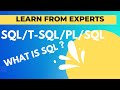 What is SQL | What is SQL/T-SQL/PL-SQL | #sqlserver #sql