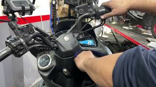 ◈板橋侑新◈YAMAHA SMAX 155 安裝 NCY KEYLESS 鎖頭 感應啟動 開啟車廂 開啟油箱蓋 新北市