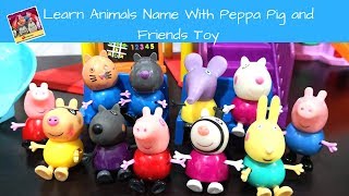 Peppa Pig Toys: Learn Animals Name For Kids