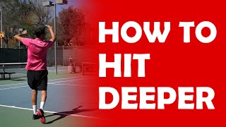 How To Hit Deeper | HITTING WITH DEPTH