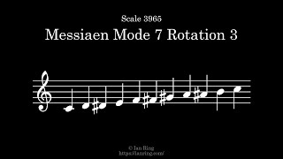 Scale 3965: Messiaen Mode 7 Rotation 3