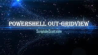 Powershell Script Out-Gridview Review #powershell #scripting #Out-Gridview #Learn #Beginner
