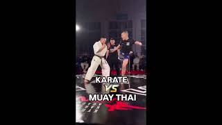 Kyokushin Karate vs, Muay Thai - Gedan Mawashi Geri, OSU!