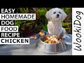 Homemade DOG FOOD recipe Chicken (With Yummy EGGY Rice) Wookidog Maltese Shih Tzu recommendations