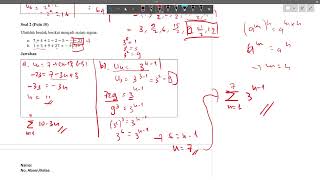 Pembahasan Soal Penilaian Harian Materi Barisan dan Deret Aritmetika Tippe Soal BA