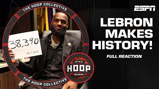 The Hoop Collective's FULL REACTION to LeBron breaking the NBA's all-time scoring record