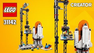 LEGO Drop Tower (31142) from Creator Space Roller Coaster | Building Instructions @TopBrickBuilder