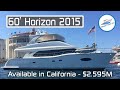 60' Power Catamaran Horizon 2015 available in California for $2.6M