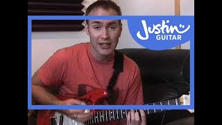 Sultans Of Swing - Dire Straits #1of4 (Songs Guitar Lesson ST-322) How to play