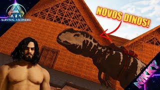 Casa Nova, Novos Dinossauros, e mais! | Ark Modded Ascended #14