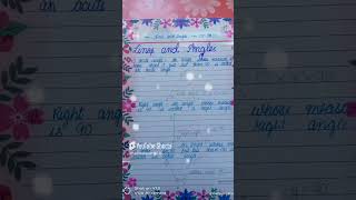 Best maths portfolio on the topic Lines and angles|| for classes 9th-12th #viral #trending #shorts