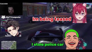 【VCR GTA3】Car Chase : RPR vs Aria 【Multiple POV】【Eng Sub】