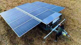 ECOSUN Innovations - remorque Trailer-Watt® 5,4 kWp + 23kWh