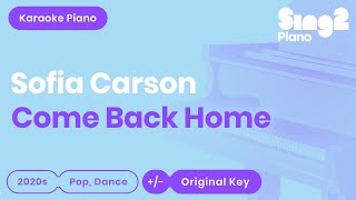 Sofia Carson - Come Back Home (Karaoke Piano)