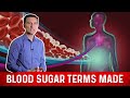 Blood Sugar Levels Terminology Made Simple – Dr.Berg On Glycemic Index & Insulin