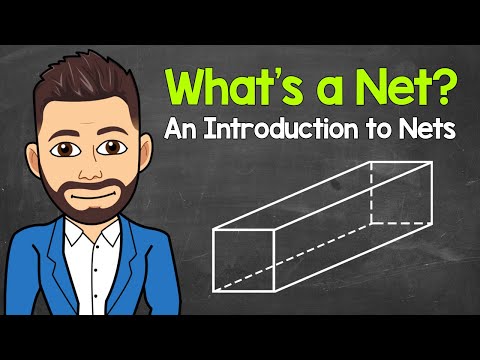 What is the net of a three dimensional figure?