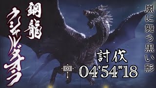 【MHRise】嵐に舞う黒い影　クシャルダオラ　ハンマーソロ　04'54\