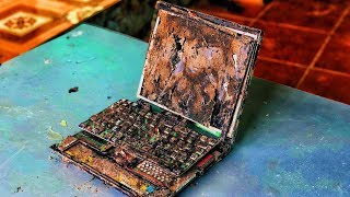 Restoration a destroyed 20-year-old LENOVO laptop | Rebuild and restore LENOVO laptops