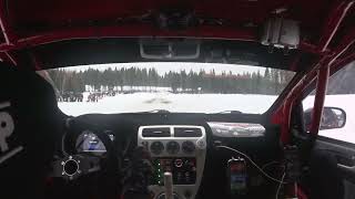 Jyväskylän Talviralli F-cup ek1 in-car  Mikko Viitanen \u0026 Martti Lähdesmäki Honda Civic Type-R  Pro-F