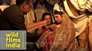 Outburst of emotions at Bengali marriage ritual