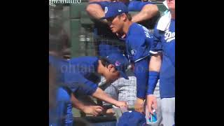 Shohei Ohtani and Yoshinobu Yamamoto—back when they had just recently become teammates.