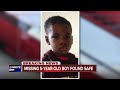 Detroit police locate missing 5-year-old boy on east side