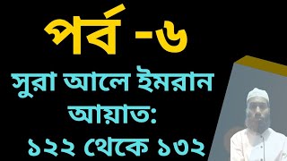 সুরা আলে ইমরান। আয়াত: ১২২ থেকে ১৩২ নং আয়াত মধুর কন্ঠে তিলাওয়াত।