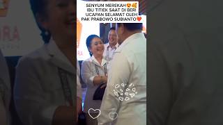 Pak Prabowo \u0026 Ibu Titiek Bahagia banget😍🥰 #prabowopresiden2024 #titieksoeharto