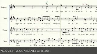 Hallelujah From Messiah - SATB Acappella