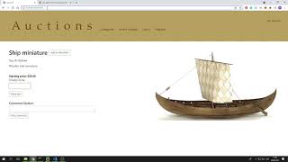 CS50 Web Programming: Project 2 Commerce