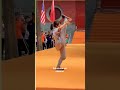 A girl's amazing stunt #trending #shorts #kungfu #karate #selfdefense #china #fight #stunt #news