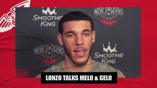 Lonzo Ball talks LiAngelo & LaMelo in the NBA, Pelicans' expectations this season | NBA on ESPN