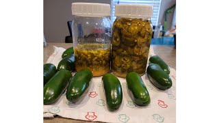 Homemade Quick Pickled Jalapeños