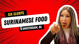 Have you ever tried SURINAMESE FOOD? Surinamese noodles in Amsterdam 🍲