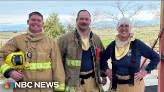 75-year-old grandmother joins California volunteer fire department