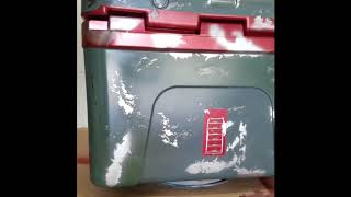 Custom airbrushed Yeti cooler