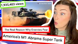 New Zealand Girl Reacts to The Real Reason Why Enemies Fear America's M1 Abrams Super Tank