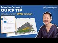 Trimble Connect QUICK TIP: How to use the Sync function!
