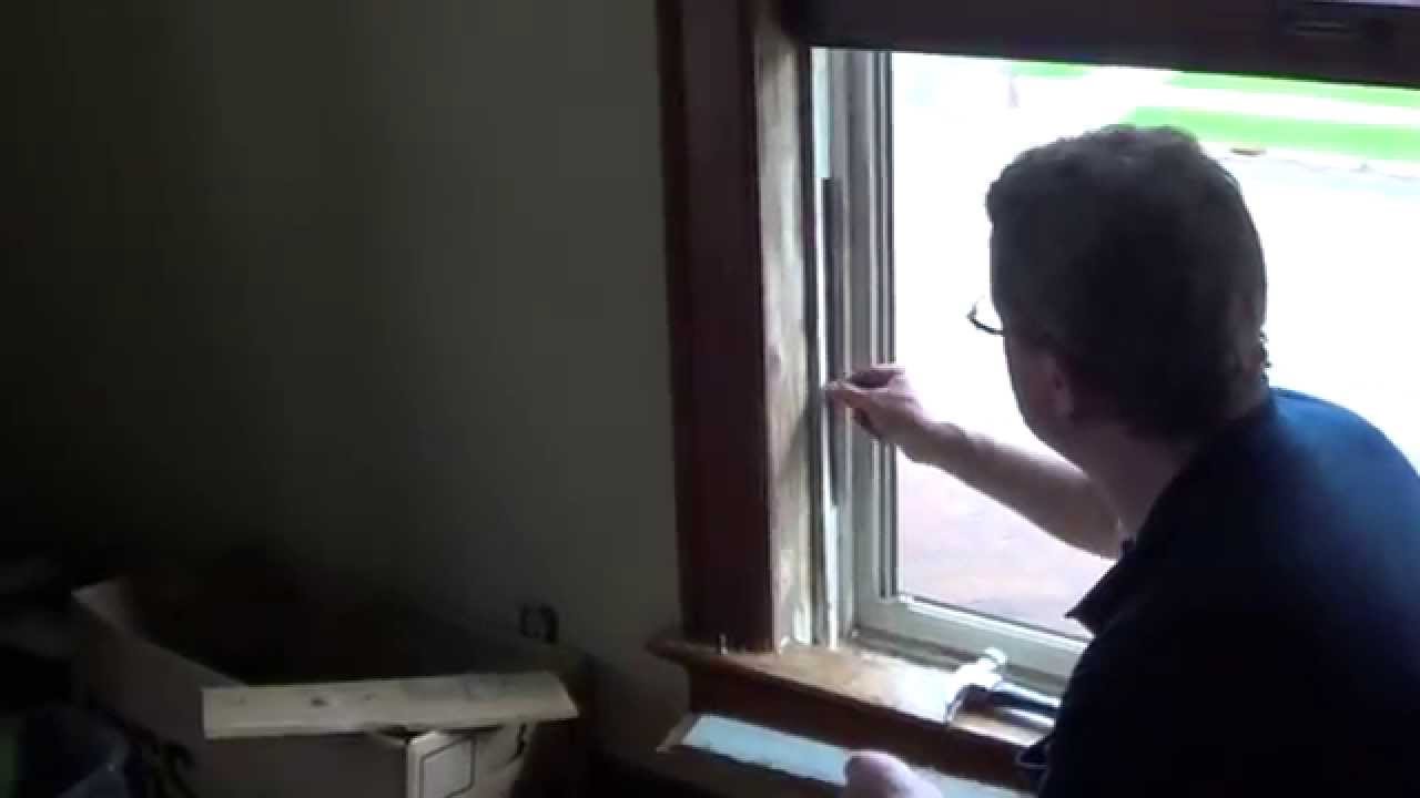 How To Replace Window Sash Cords - Sash Weight To Cord - YouTube