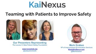 Webinar: Teaming With Patients to Improve Safety