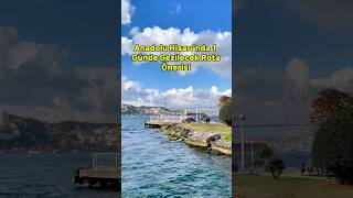 Anadolu Hisarı Gezi Rotası #anadoluhisarı #küçüksu #beykoz